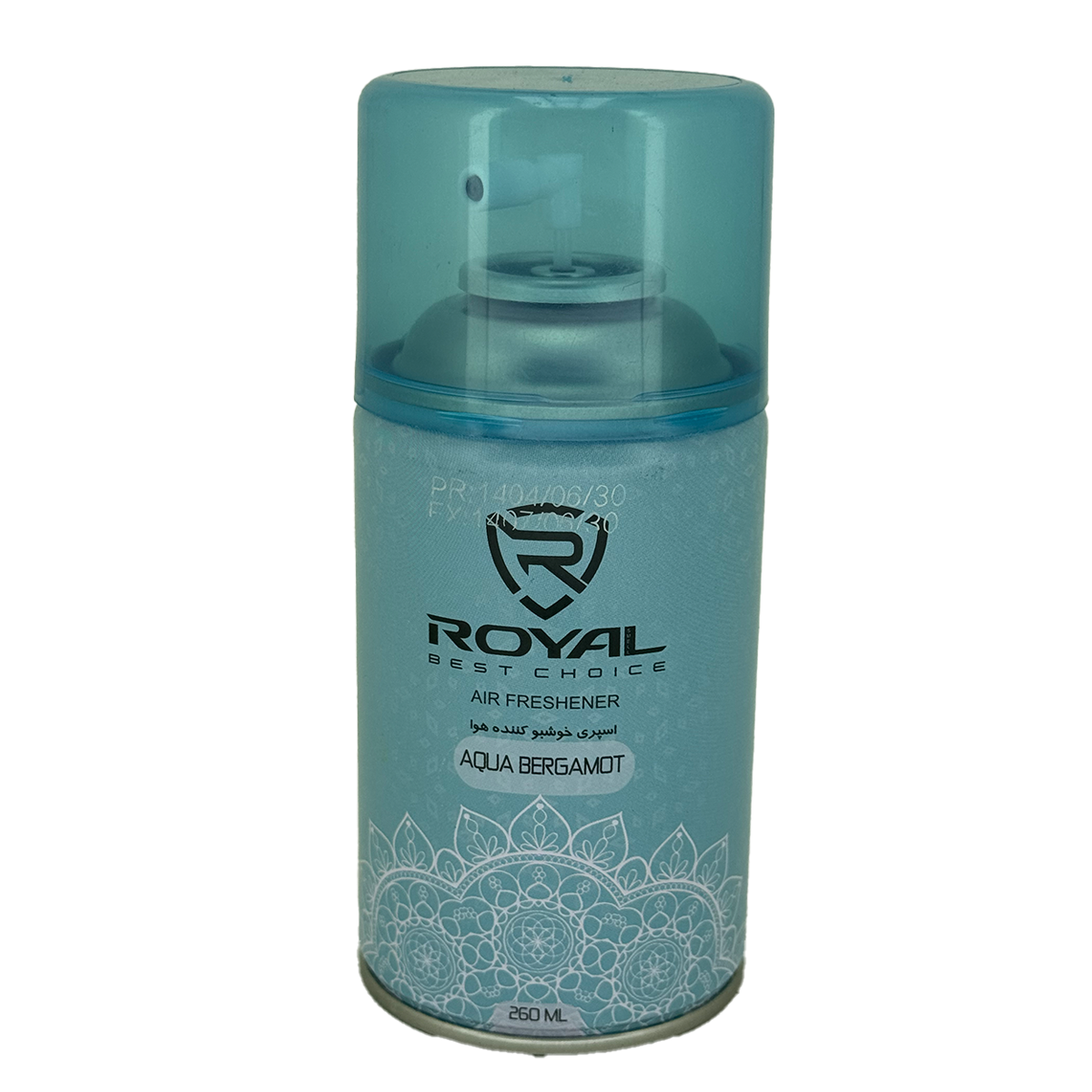 اسپری خوشبوکننده هوا رویال با رایحه Aqua Bergamot حجم ۲۵۰ میلی‌لیتر